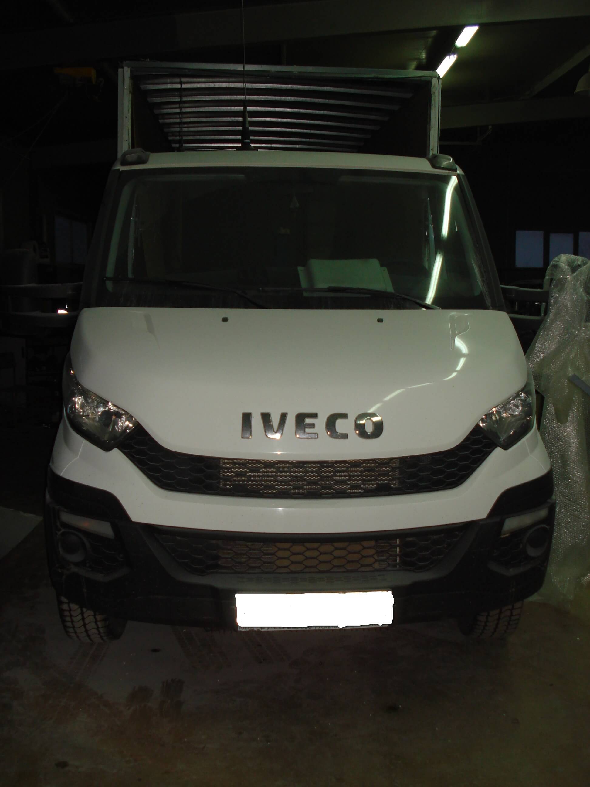 Кузовной ремонт кабины и фургона на автомобиле IVECO СТО Аверс